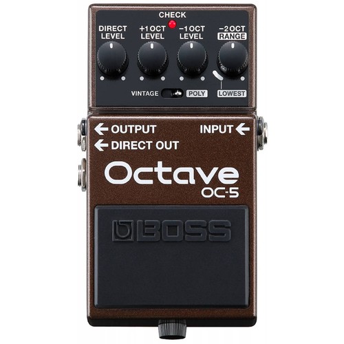Boss octave pedal effects - oc-5,