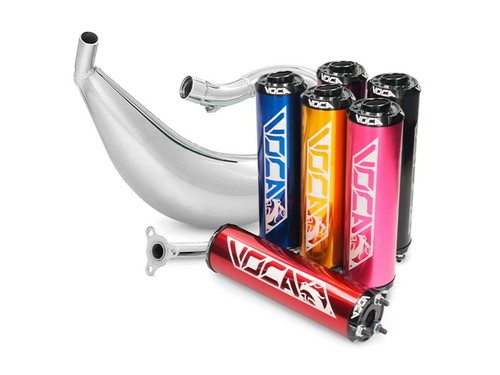 Exhaust voca cross chrome - exhaust,