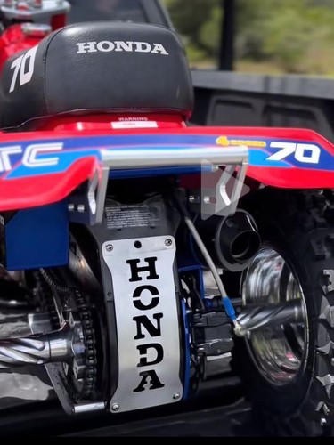 Honda atc70 rear frame plate - atc70,