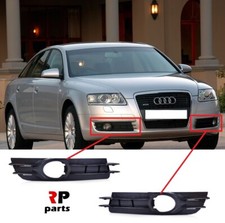 FOR AUDI A6 C6 GASOLINE 04-08 FRONT BUMPER GRILL FOG LIGHT GRILLE PAIR SET