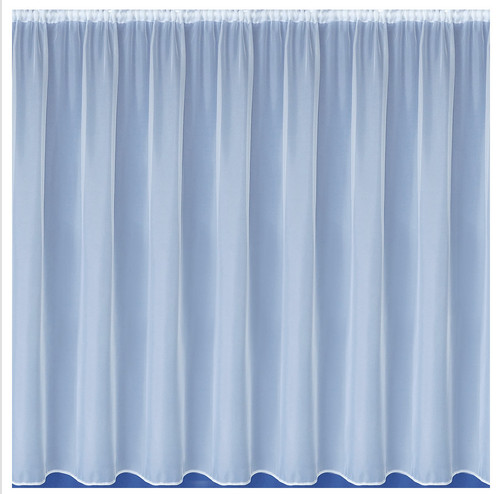 Plain net curtain white lead - ,