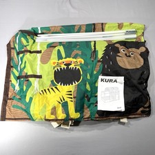 Ikea KURA Bed Tent Canopy Jungle Monkey Theme Green Brown