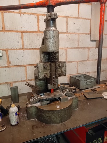 Used medium fly press with - used, press,