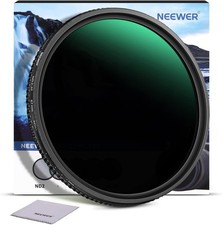 Neewer 67mm Variable ND Filter, ND2-ND32 (1–5 Stops) Adjustable Neutral Density