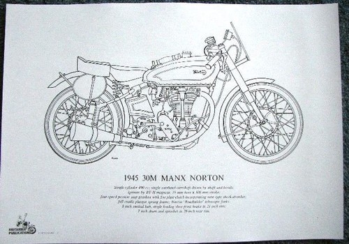 Quality line drawing - quality, 1945