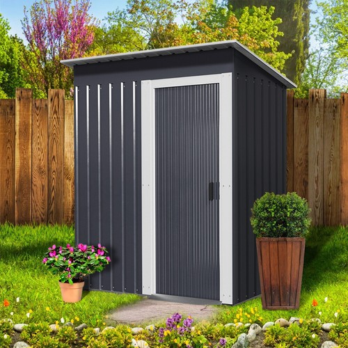 5x3ft metal shed garden - shed,