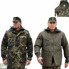 ORIGINAL BUNDESWEHR PARKA + UNDERWEAR JACKET SPOT CAMOUFLAGE BW COLD PROTECTION WINTER JACKET