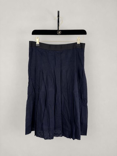 Margaret howell navy - margaret, pleated