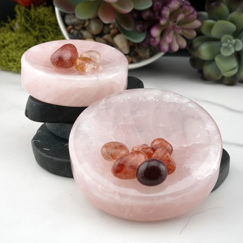 Natural rose quartz crystal - quartz,