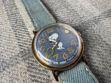 1970s Timex Snoopy Tennis Blue