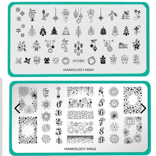 Maniology nail stamping plates - nail,