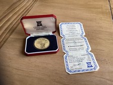 Pobjoy Queen Concorde First Flight Barbados London Silver Coin MIB 1/5000 1977