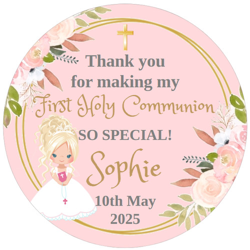 Personalised 1st communion - 1st,