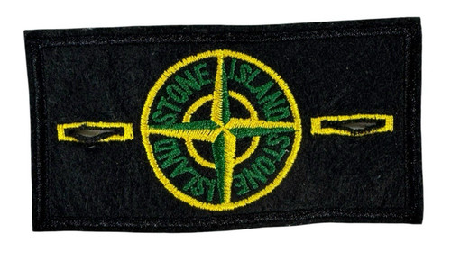 Stone island badge black - stone,