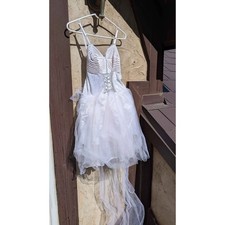 Women's Size Medium Wedding or Madonna dress Halloween costume