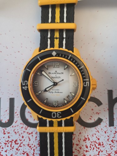 Blancpain swatch bioceramic - x,