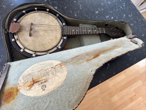 Antique vintage banjo - vintage,