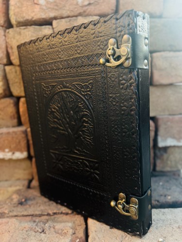 Leather ring binder - ring,