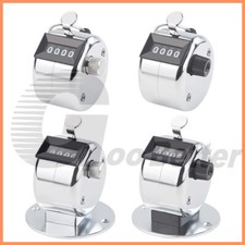 Mechanical Tally Counter Hand Held 4 Digit Palm Golf Finger Counting Clicker