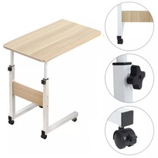 Portable Over Bed Chair Table Hospital Overbed Height Adjustable Laptop Tray UK