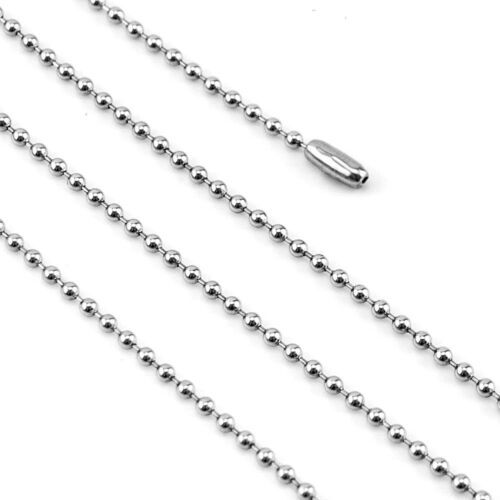 Dog tag necklace ball - -, 40"