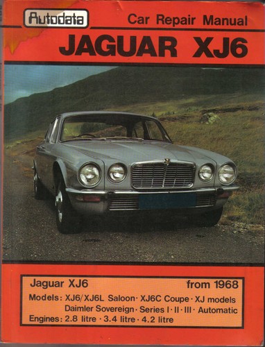 Jaguar 1968 autodata - xj, 6