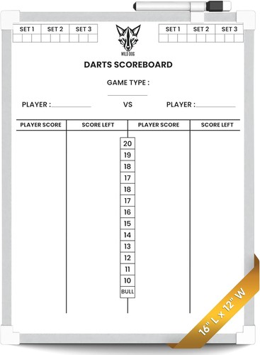 Darts scoreboard whiteboard - scoreboard,