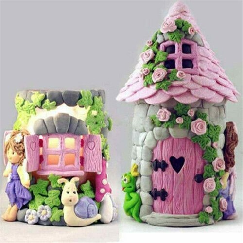 Fairy elf house - house, cake