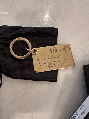 Ysl key ring gold - ysl, box