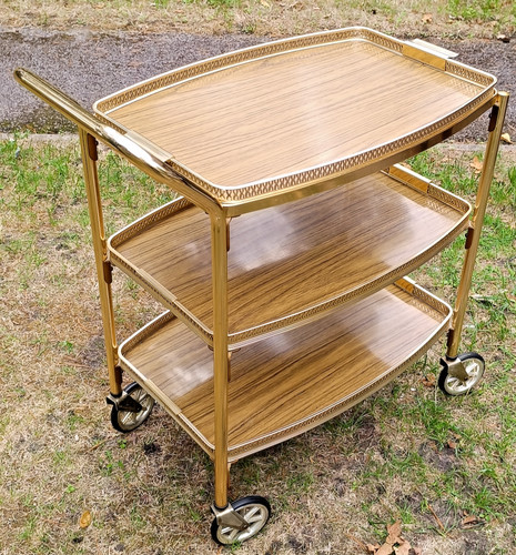 Vintage tier hostess - hostess, trolley