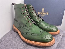 Trickers 'Stow' Aniline Green