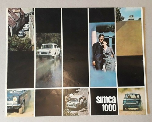 Simca 1000 range brochure - 1000,