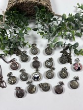 Large Bundle Wholesale Joblot Small Pocket Watches Mixed Design