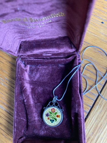 Silver enamelled coin - silver,