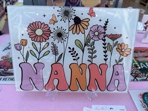 Floral nanna glass chopping - nanna,