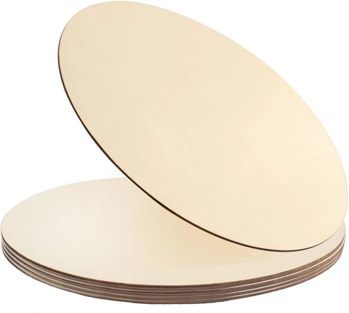 5pcs inch wood circles for - 5pcs,