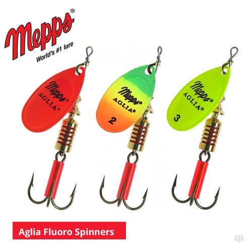 Mepps aglia fluoro spinners - mepps,