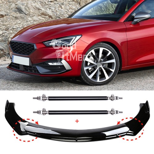 Glossy black front bumper - glossy,