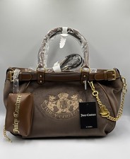 Juicy Couture Scottie Twig Dog Velvet Brown Bag Purse Y2K Brand New