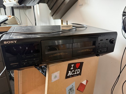 Sony double cassette - sony,