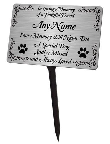 Personalised dog memorial - personalised,