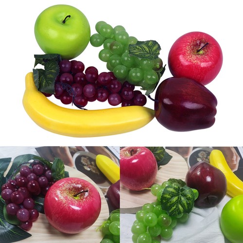 6pcs artificial fruits plastic - artificial,