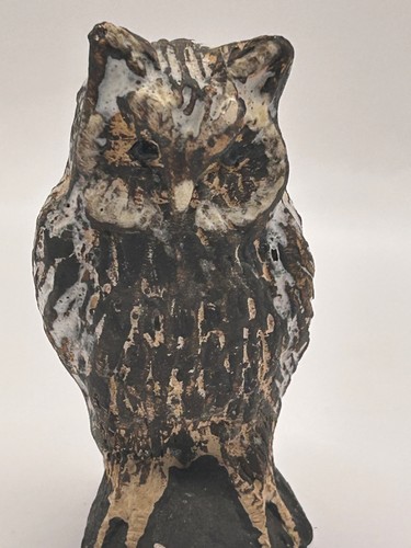 Vintage studio pottery - studio, owl