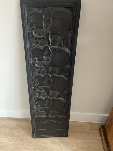 Large hand carved wooden - hand,