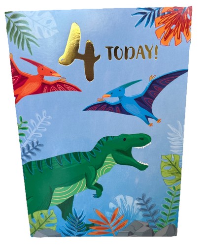 Open birthday card for boy - open,