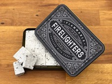 Firelighter Tin Metal Box