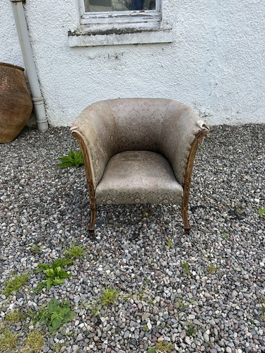 Vintage edwardian tub chair - edwardian,