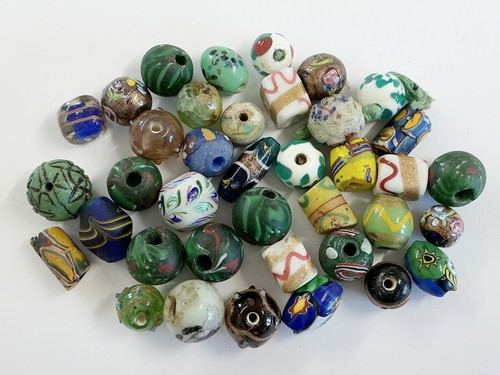 Antique lot venetian glass - antique,