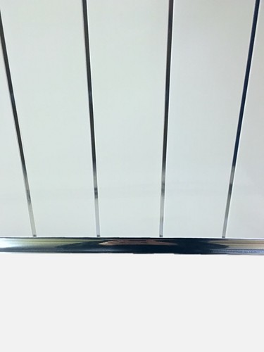 Gloss white chrome strip - gloss,