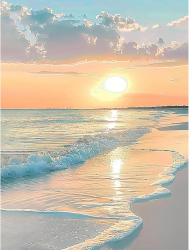 Keyifa beach sea paint - sea,